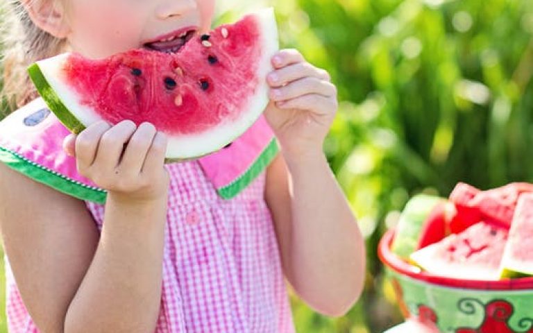 watermelon-summer-little-girl-eating-watermelon-food